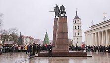 Vilniuje vyko Lietuvos vėliavos dienos minėjimas.