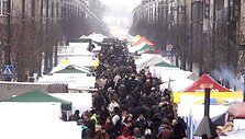 Kaziuko mugėje Vilniuje &ndash; netikėtos prekės ir minios žmonių. 