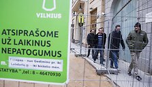 Vilniaus gatvėje dirba vos keli darbininkai