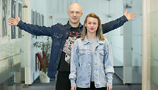 &bdquo;Low Air&ldquo; &scaron;okio teatro kūrėjai Airida Gudaitė ir Laurynas Žakevičius