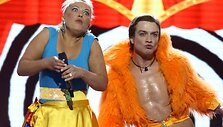 &bdquo;Žvaigždžių duetų&ldquo; poros demonstravo savo talentus. 