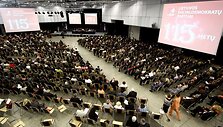 Socialdemokratų partijos suvažiavimo akimirka