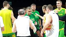 Treniruotės akimirka