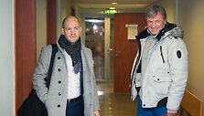 Advokatas Marius Zabita ir atlikėjas Žilvinas Žvagulis