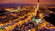 Gimtadienį &scaron;venčiančio Vilniaus vaizdai