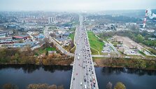 Vilniuje &ndash; didelė spūstis dėl sustojusio sunkvežimio