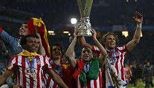 Madrido &bdquo;Atletico&ldquo; futbolininkų triumfas