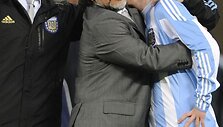 Diego Maradona ir jo reakcija į įvykius aik&scaron;tėje