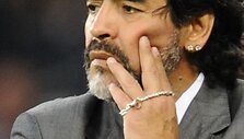 Diego Maradona ir jo reakcija į įvykius aik&scaron;tėje