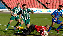Vilniaus &bdquo;Žalgiris&ldquo; namuose 2:0 &scaron;e&scaron;tadienį privertė pasiduoti &bdquo;Mažeikių&ldquo; futbolininkus
