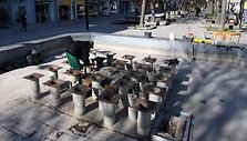 Laisvės alėjos fontaną planuojama suremontuoti iki gegužės 1 dienos.