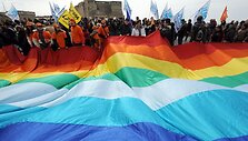 Protesto akcijoje dalydavo de&scaron;imtys tūkstančių žmonių.