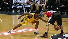 Vilniaus &bdquo;Lietuvos rytas&ldquo; i&scaron;vykoje 73:64 palaužė &Scaron;iaulių &bdquo;&Scaron;iaulius&ldquo; (2008.03.21).
