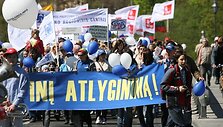 Eitynių dalyviai
