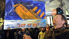 Protestai Vengrijoje