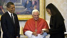 B.Obama susitiko su popiežium