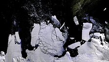 &Scaron;ioje nuotraukoje užfiksuota ledkalnio dalis