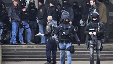 Policija prie mokyklos, kur įvyko kruvinas i&scaron;puolis