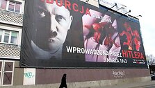 Plakatas su Hitlerio atvaizdu