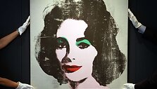 Legendinės aktorės Elizabeth Taylor portretas
