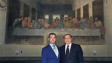 D.Medvedevas ir S.Berlusconi &scaron;alia garsiosios freskos