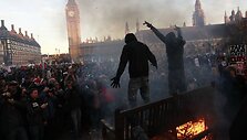 Protesto akcijos akimirka