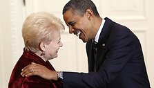 Dalia Grybauskaitė ir Barackas Obama 