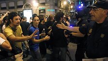 Protestuotojai Madride