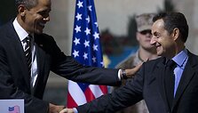 Barackas Obama ir Nicolas Sarkozy