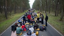 Protestuotojai Vokietijoje