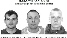 Policijos ie&scaron;komi asmenys