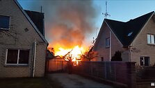 Gaisras Kai&scaron;iadoryse buvo matomas i&scaron; tolo