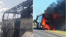 Kas liko liko i&scaron; užsidegusio autobuso