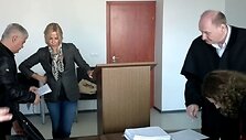 R.Skopas (kairėje) ir R.V.Skopienė jau i&scaron;siskyrę, tačiau dar turi vieną bendrą itin nemalonų reikalą: baudžiamąją bylą  