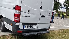 Sulaikyti migrantai keliavo &scaron;iuo krovininiu mikroautobusu