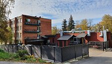 Daugiabutis &Scaron;iltnamių g. 38, Vilniuje, priblokuotas prie kavinės &bdquo;Žibutė&ldquo;.