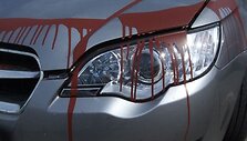 Taip atrodo vienas i&scaron; Vilniuje suniokotų &bdquo;Subaru Legacy&ldquo; automobilių.