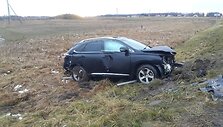 &bdquo;Lexus&ldquo; įvykio vietoje