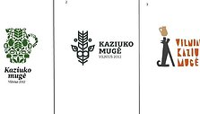 Atrinkti logotipai kaziuko mugei Vilniuje