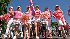 Latvijos blondinės &scaron;ventė Pasaulinę &scaron;viesiaplaukių dieną