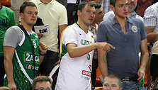 &Scaron;.Jasikevičius su broliu V.Jasikevičium