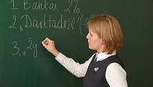 Julita Varanauskienė pamokos metu