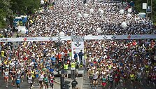 Maratono dalyviai