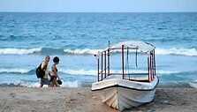 Turistai &Scaron;ri Lankos paplūdimiuose