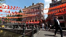 Amsterdamas sekmadienį gyvena futbolo nuotaikomis
