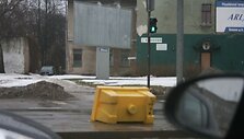 Stiprus vėjas siaučia pajūryje