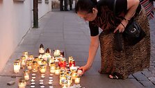 Protesto akcijos akimirka