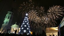 Vilniaus Katedros aik&scaron;tės eglutė