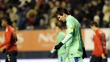 Visą mačą žaidęs Lionelis Messi nei&scaron;gelbėjo &bdquo;Barcelona&ldquo; nuo pralaimėjimo.