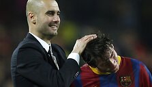 Pepas Guardiola ir Lionelis Messi